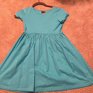 Hanna Andersson super soft skater dress in the color blue